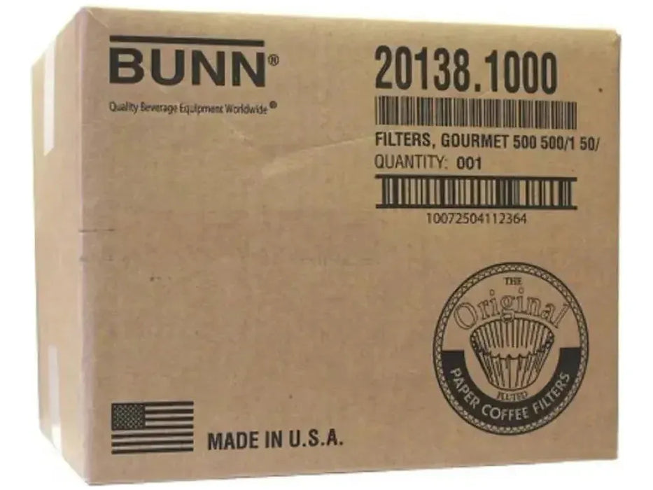 Coffee Filters - for Large Coffee Brewer - Case of 500