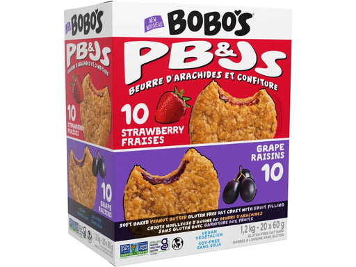 Bobo’s - PB&Js Variety Pack - 20 × 60g_Miller&Bean