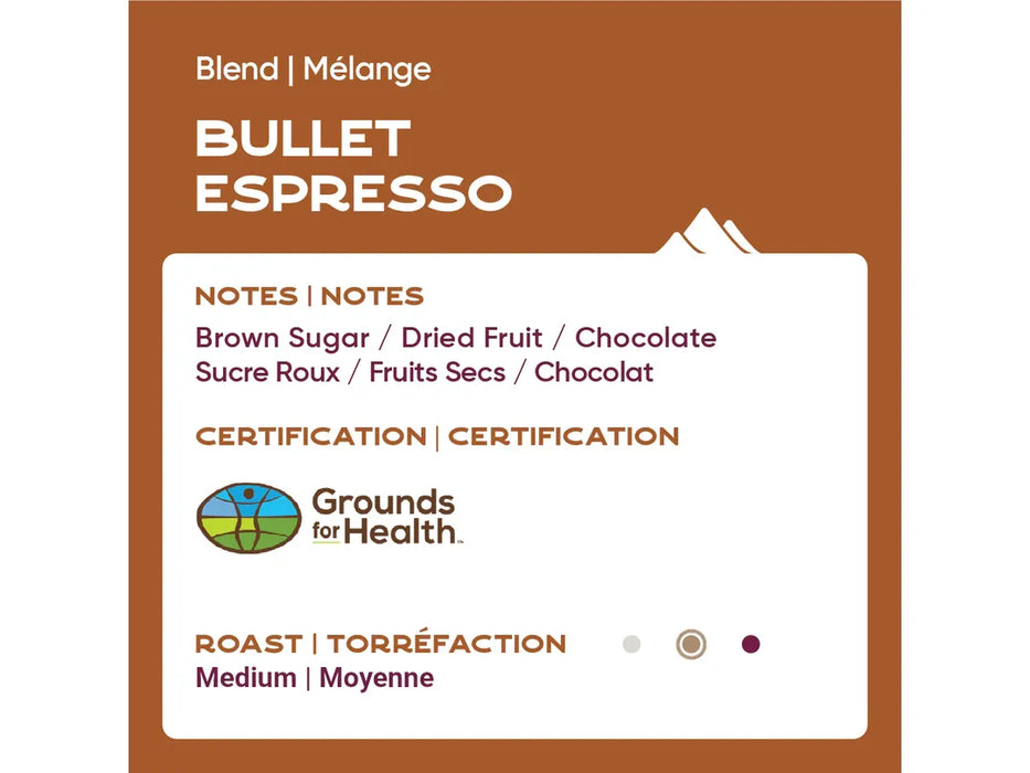 Coffee - Beans - Bullet Espresso - Medium - 2lb bag