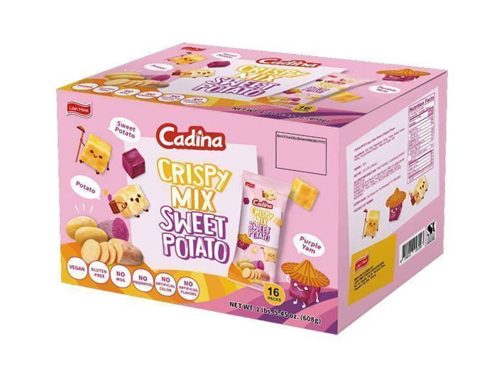 Cadina Sweet Potato Snacks - 16 x 38g_Miller&Bean