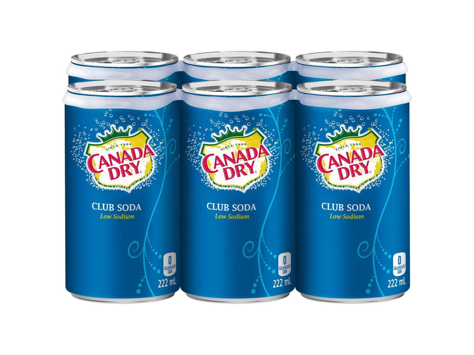 Mini-Cans - Club Soda - 6 x 222ml