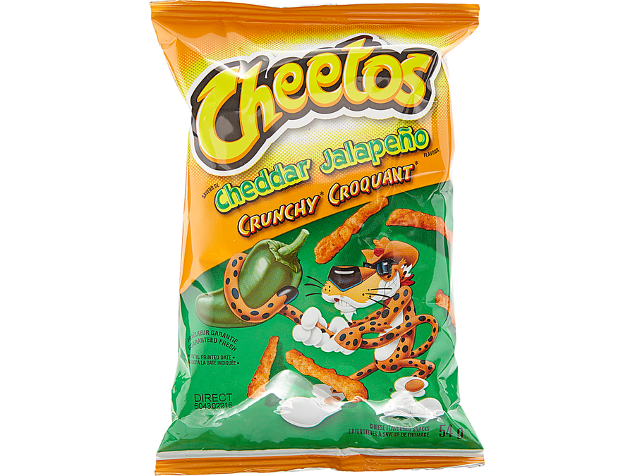 Cheetos Crunchy Cheddar Jalapeno Snacks - 40 x 54g