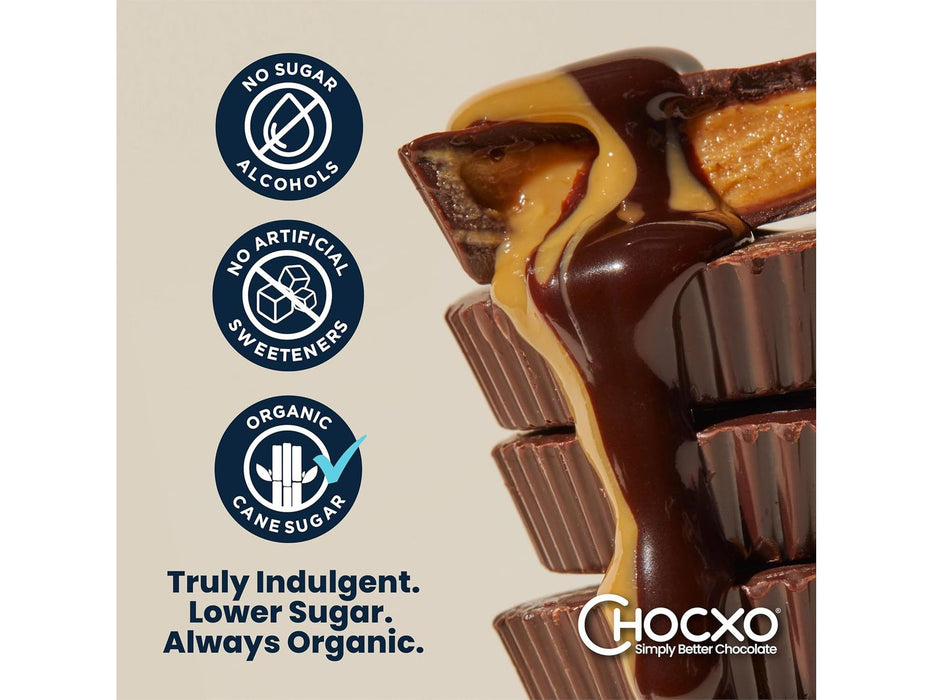 Chocxo - Dark Chocolate Almond Butter Cup - 420g