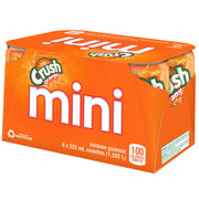 Crush - Mini-Cans - Orange - 6 × 222mL - Miller & Bean Coffee Company