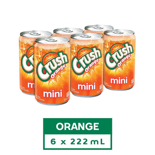 Crush mini cans package contents and alternate view
