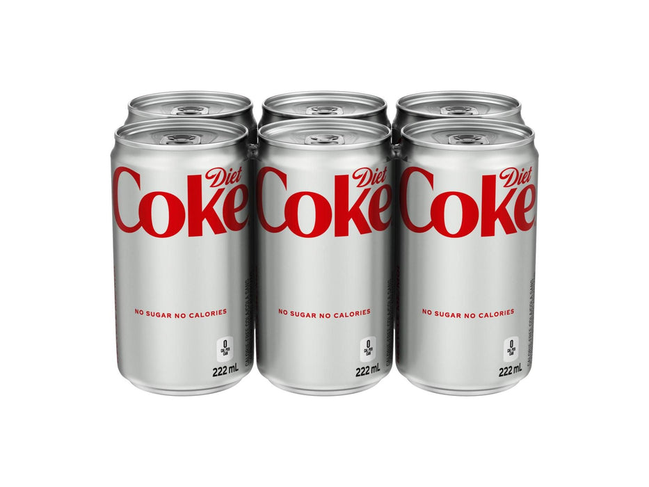 Mini-Cans - Diet Coke - 6 x 222ml