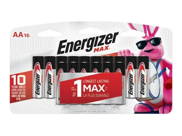 Energizer MAX - AA - Alkaline Batteries - 16 Pack_Miller&Bean