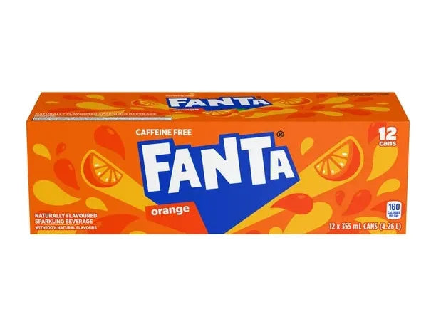 Fanta Orange - 12 x 355ml Can โ Miller & Bean Coffee Company