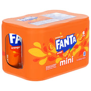 Fanta - Mini-Cans - Orange - 6 × 222mL - Miller & Bean Coffee Company