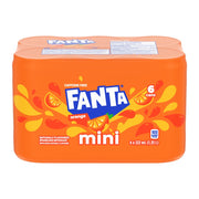 Fanta mini cans package contents and alternate view