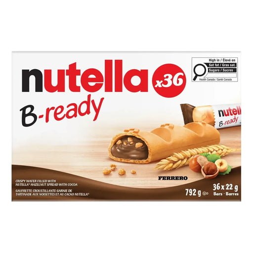 Ferrero Nutella B-Ready - 36 × 22g_Miller & Bean