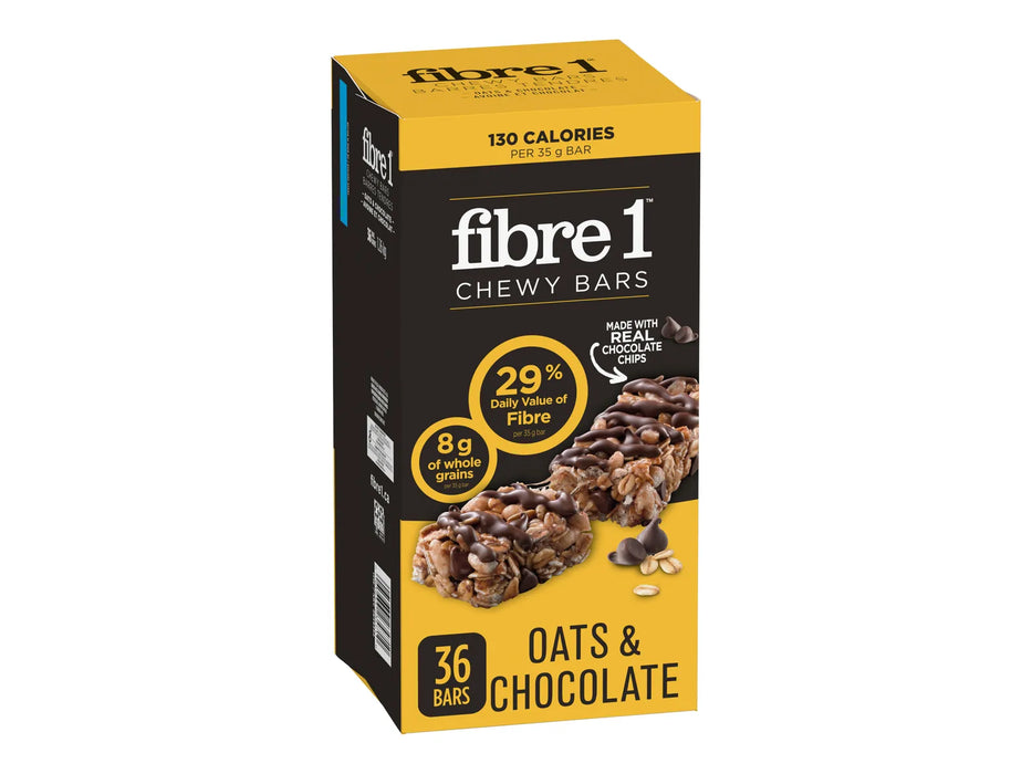 Fibre 1 Chewy Bars Oats & Chocolate - 36 x 35g