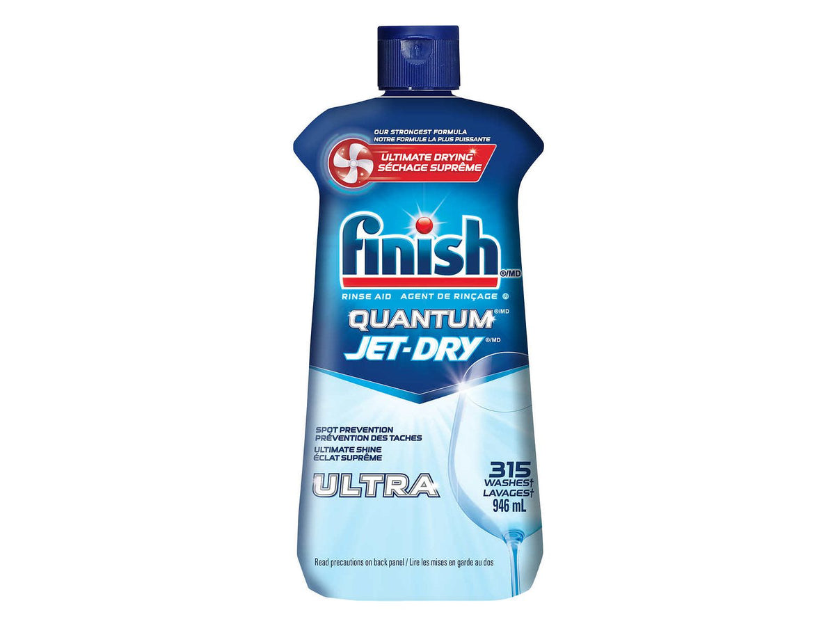 Dishwasher - Finish Quantum Jet Dry Ultra Rinse Agent - 947ml - 315 Wa —  Miller & Bean Coffee Company