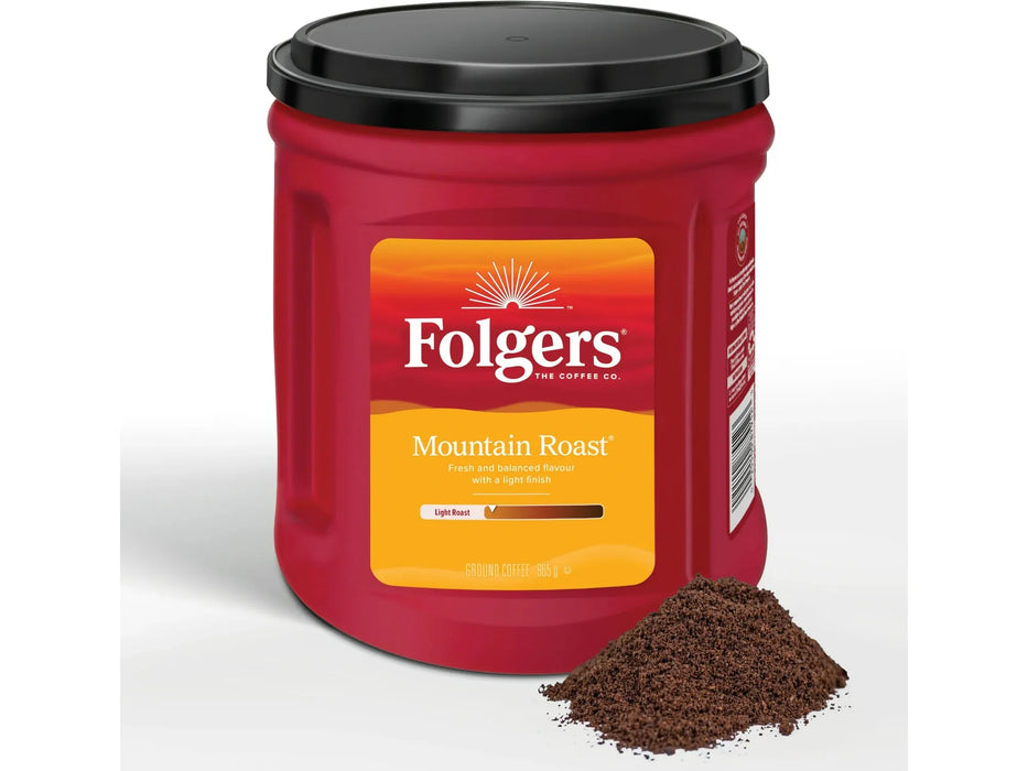 Folgers Mountain - Light Roast - Ground Coffee - 865 g