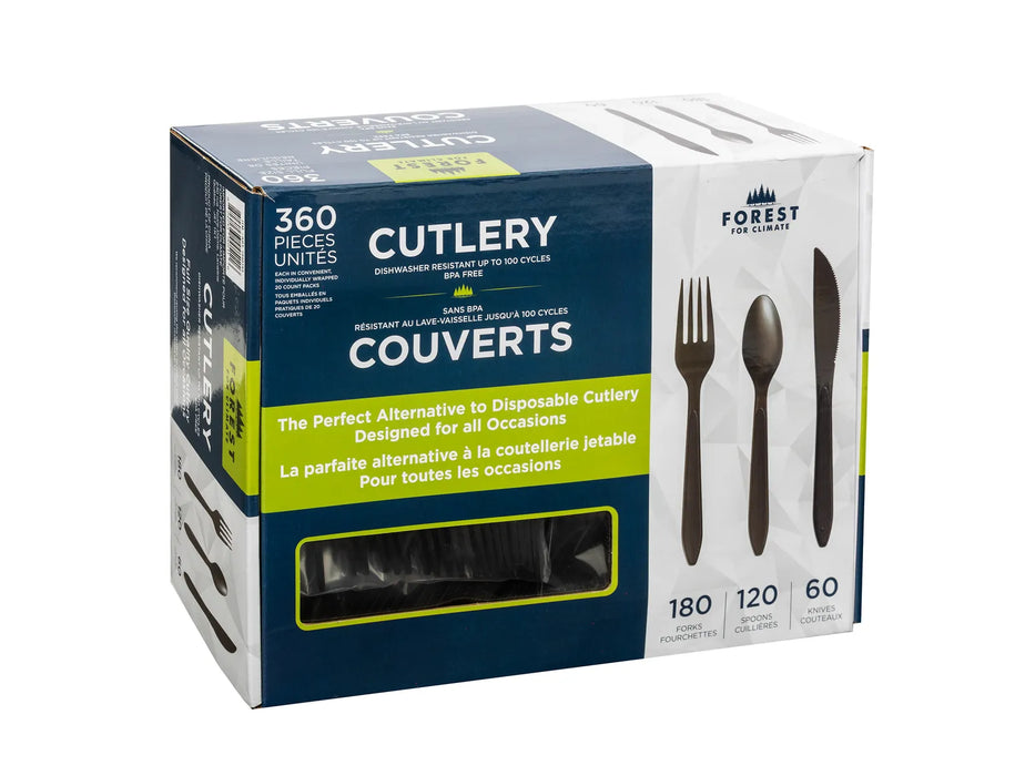 Forest for Climate - Plastic Cutlery - Pack of 360