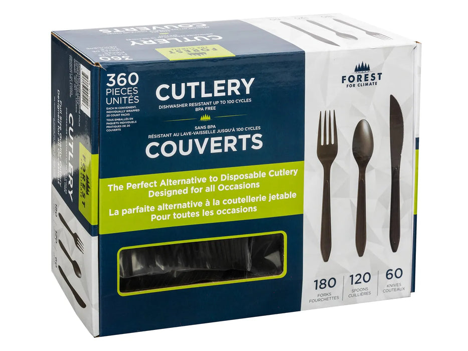 Forest for Climate - Plastic Cutlery - Pack of 360