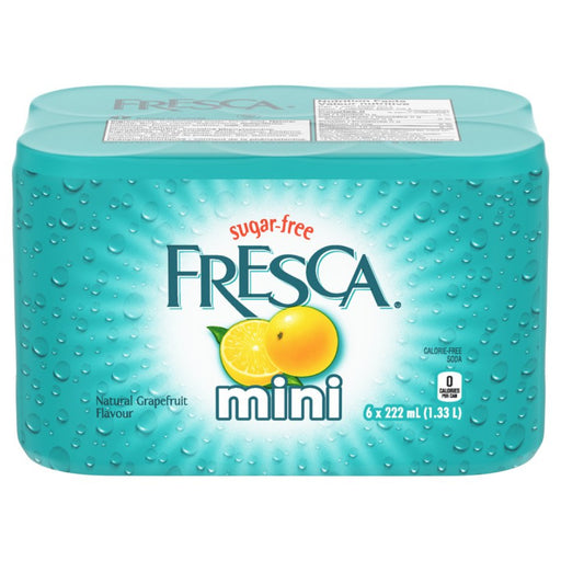 Fresca - Mini-Cans - Grapefruit Citrus - 6 × 222mL - Miller & Bean Coffee Company