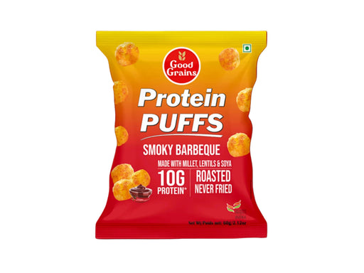 Good Grains - Smoky Barbeque - Protein Puffs - 12 x 60g_Miller & Bean