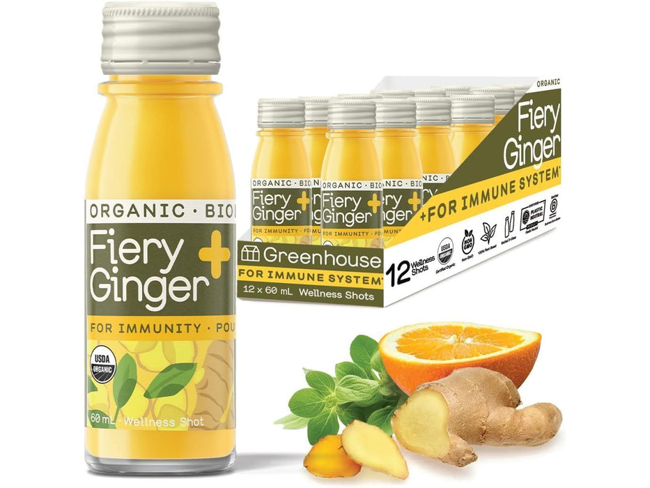 Greenhouse Ginger Defence For Immunity Wellness Shot - 12 x 60ml