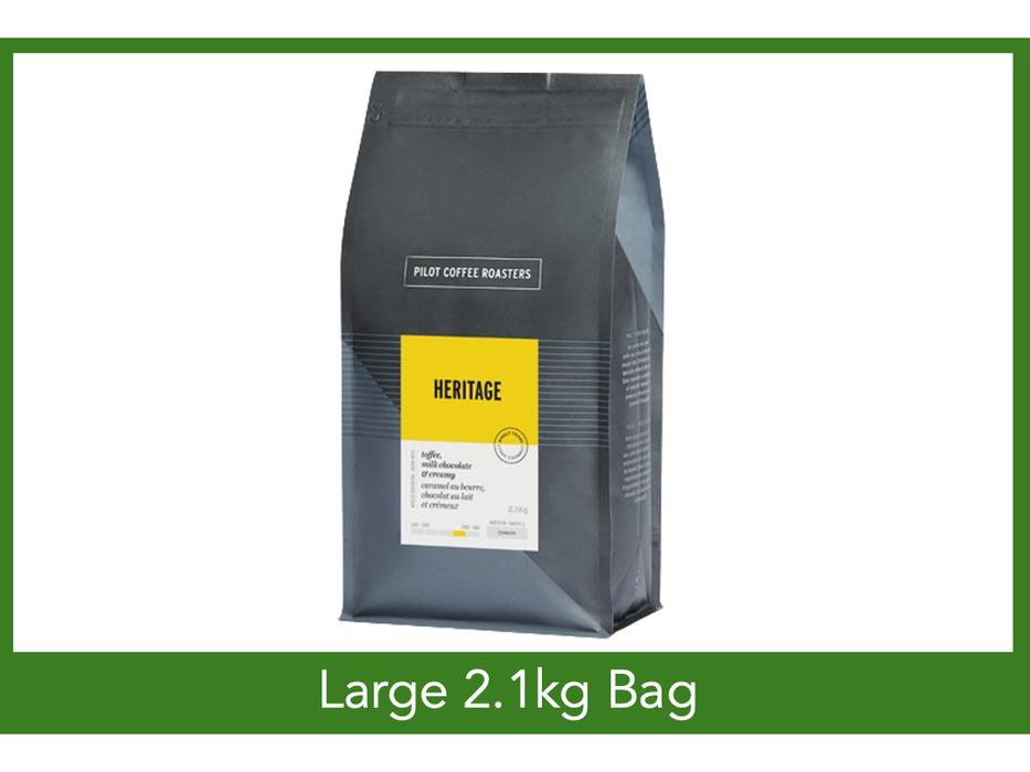 Pilot Coffee Roasters - Heritage Blend - 2.1kg Large Bag