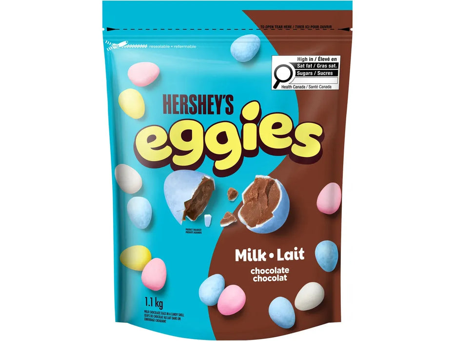 Hershey's Eggies -Milk Chocolate Candy - Bulk for Dispenser - 1.1 KG