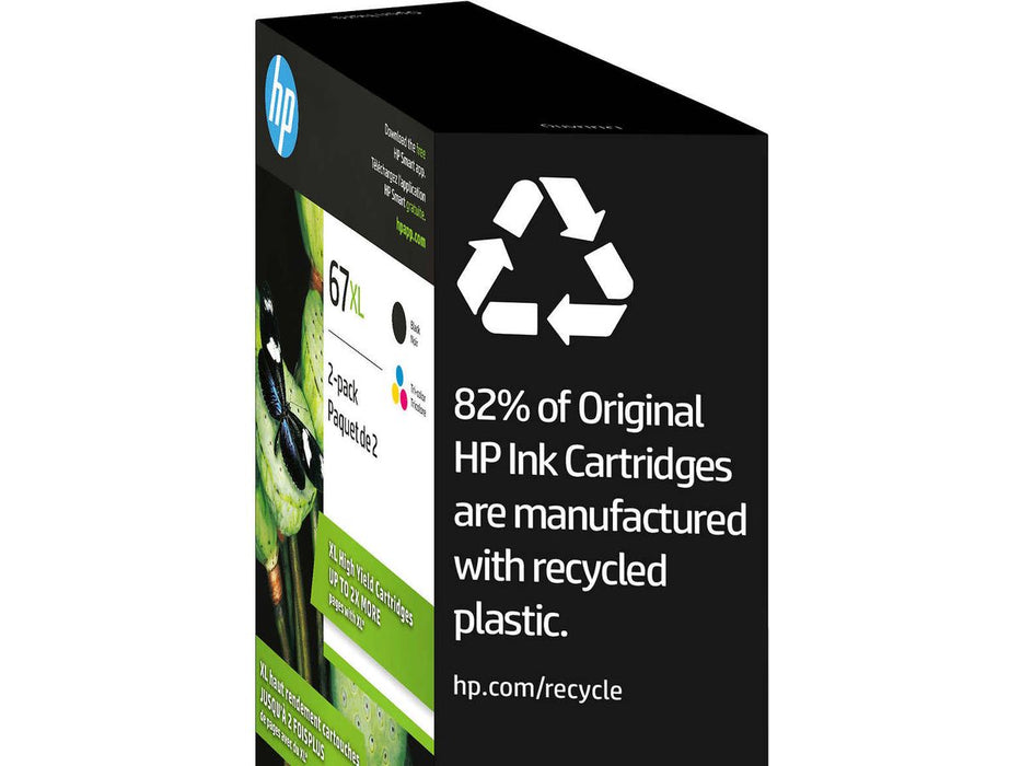 Ink Cartridge - HP 67XL - Black and Tri-Colour High Yield Original - Combo Pack