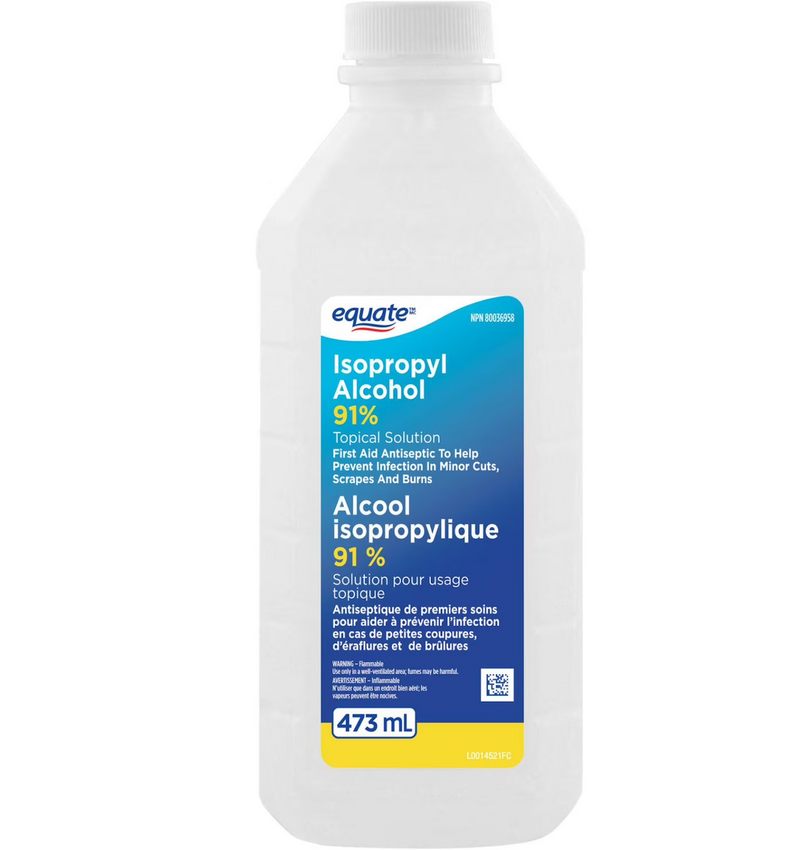 Isopropyl Alcohol USP 91% - 473ml