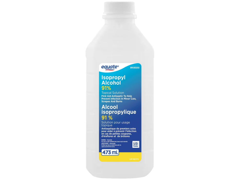 Isopropyl Alcohol USP 91% - 473ml