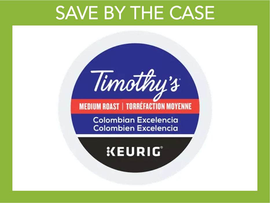 K-Cup - Timothy's - Coffee - Medium - Colombian Excelencia