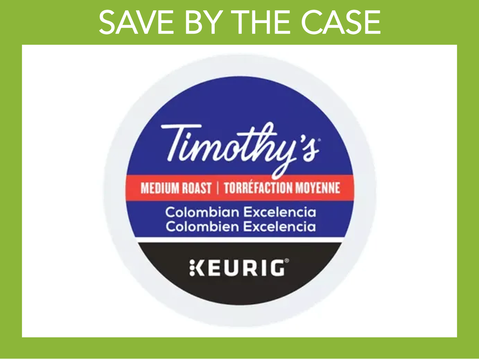 K-Cup - Timothy's - Coffee - Medium - Colombian Excelencia