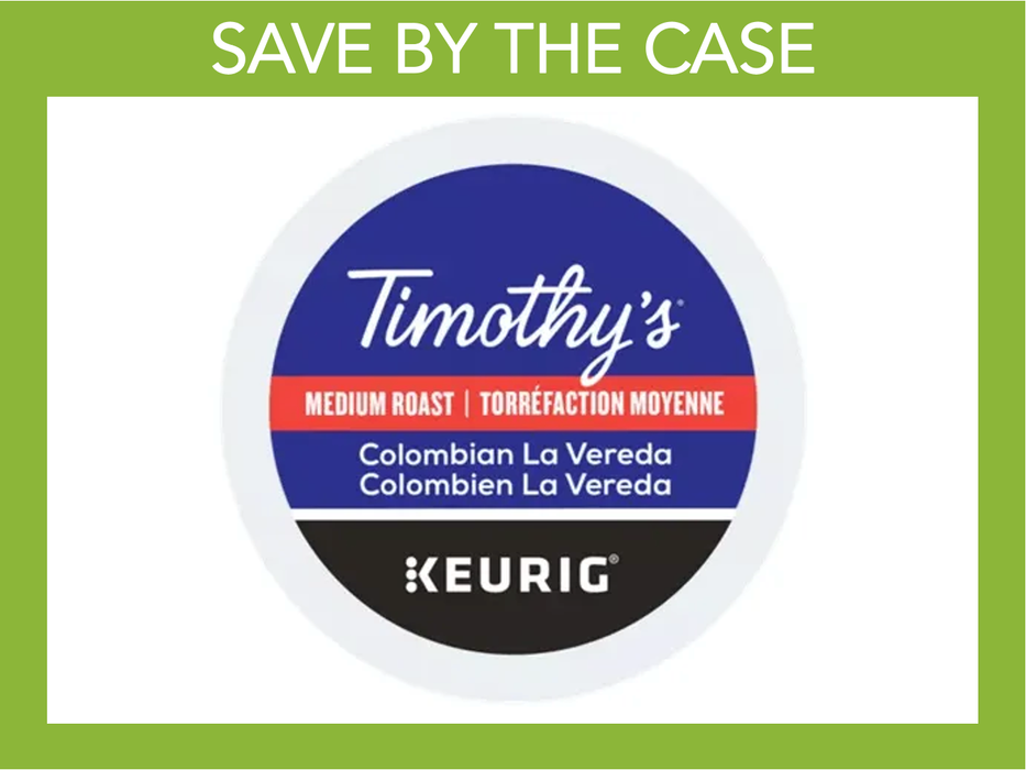 K-Cup - Timothy's - Coffee - Medium - Colombian La Vereda