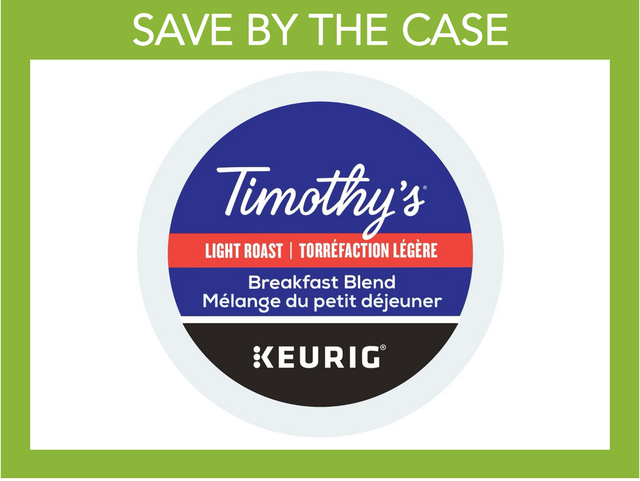 K-Cup - Timothy's - Coffee - Mild - Breakfast Blend