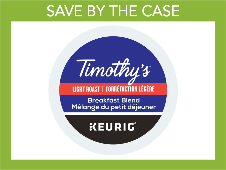 K-Cup - Timothy's - Coffee - Mild - Breakfast Blend