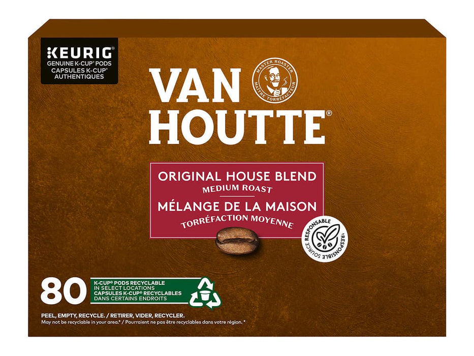 K-Cup - Van Houtte - Coffee - Medium - Original House Blend - Box 80