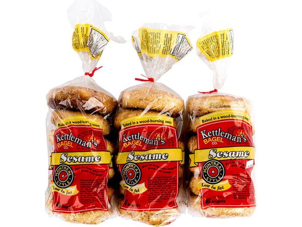 Kettleman's Bagel Sesame Bagels - Pack of 18