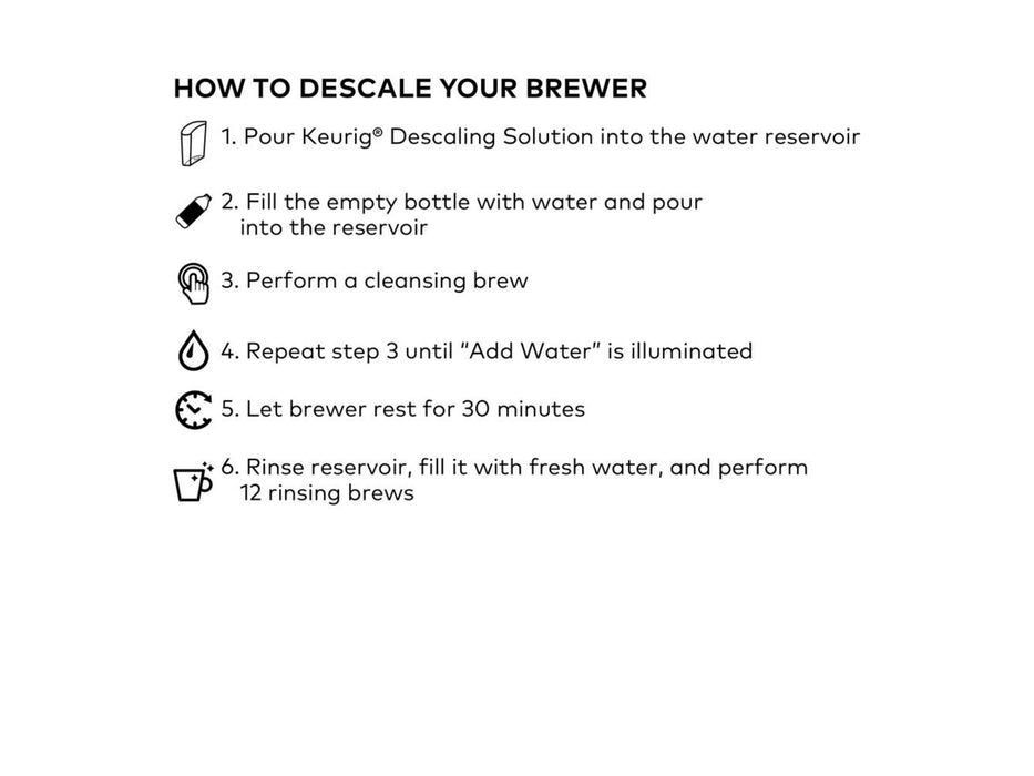 Keurig Brewer Descaling Solution - 14oz Bottle