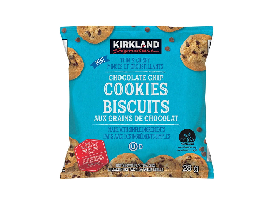 Kirkland Signature Mini Chocolate Chip Cookies - 30 × 28g