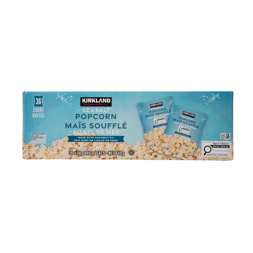 Kirkland Signature - Popcorn - Sea Salt - 36 × 18g - Miller & Bean Coffee Company