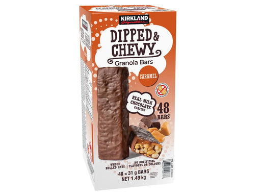 Kirkland Signature - Dipped and Chewy Granola Bar - 48 × 31g _ Miller & Bean