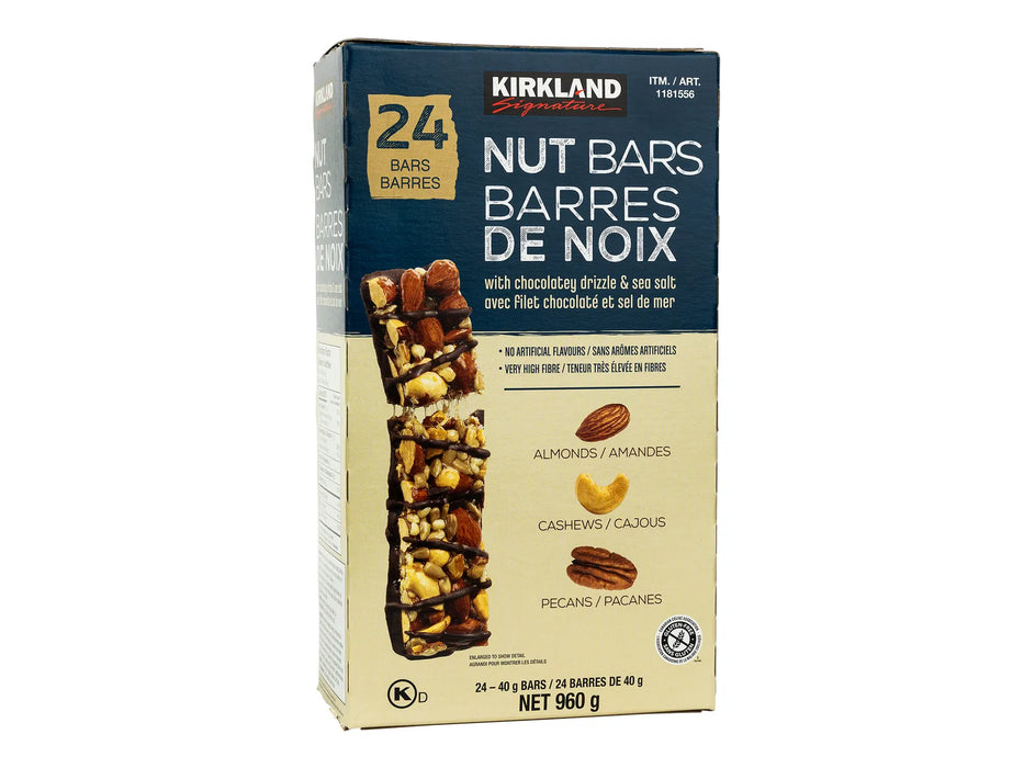Kirkland Signature - Nut Bars - 24 × 40g_Miller & Bean