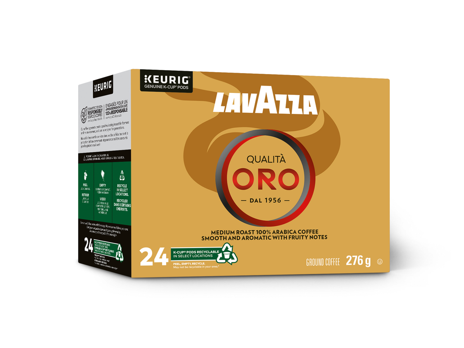 K-Cup - Lavazza - Coffee - Qualità Oro Medium - Box 24