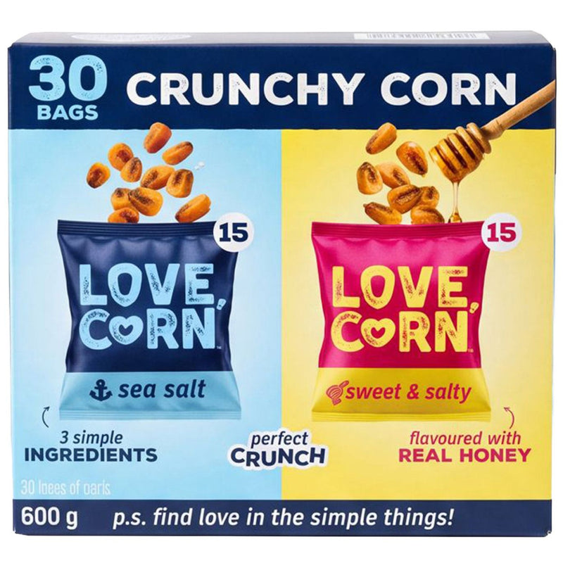 LOVE CORN Corn Snack Variety Pack - 30 × 20g