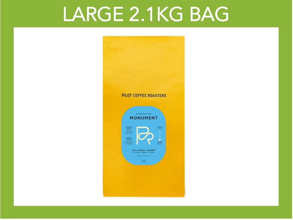 Pilot Coffee Roasters - Monument Blend - 2.1kg Large Bag