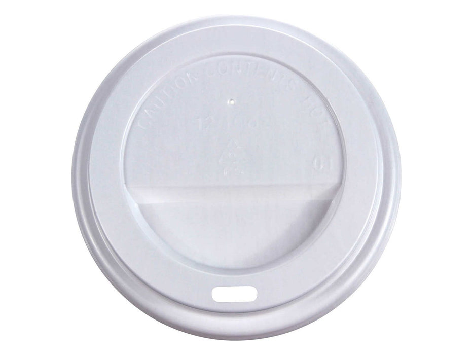 Lids - For Hot Beverage 10oz or 12oz Paper Cups - Case of 500