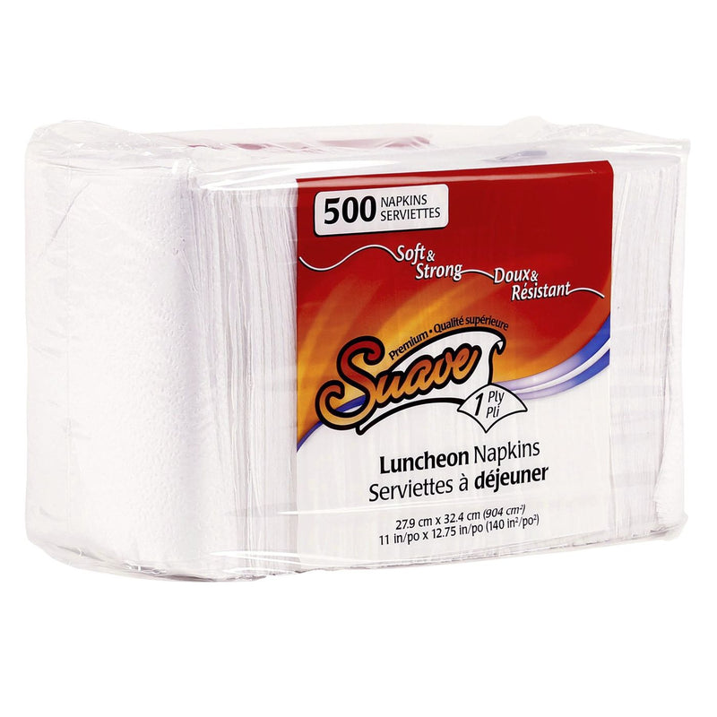 Suave - 1-Ply Recycled Luncheon Napkins - Pack of 500