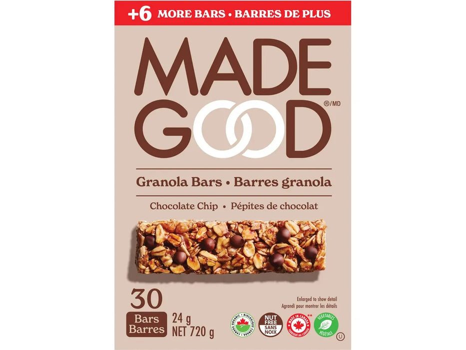 Made Good Chocolate Chip Granola Bars - 30 x 24g