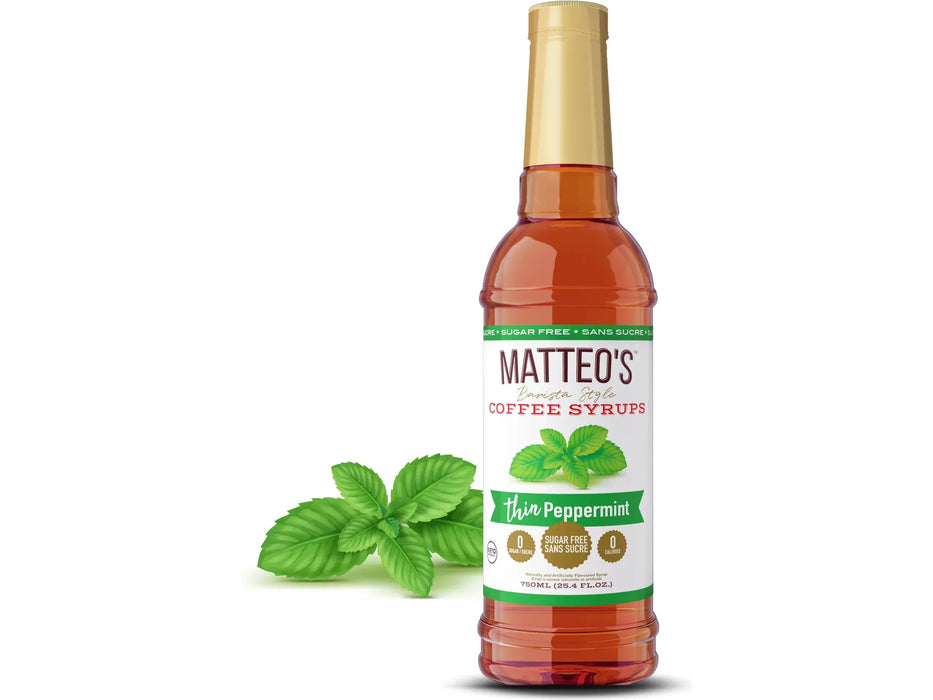 Matteo's Sugar Free Coffee Syrup - Peppermint