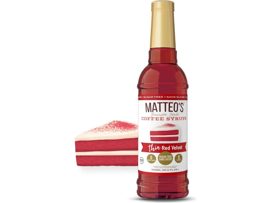 Matteo's Sugar Free Coffee Syrup - Red Velvet
