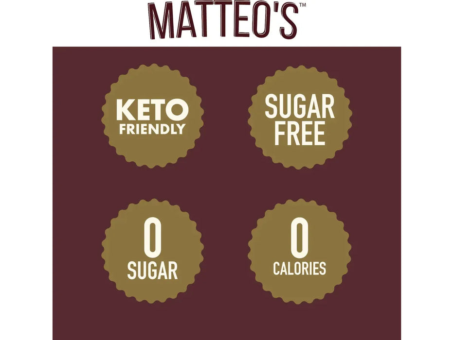 Matteo's Sugar Free Coffee Syrup - Chocolate Caramel