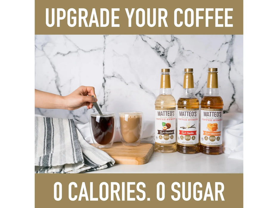Matteo's Sugar Free Coffee Syrup - Vanilla
